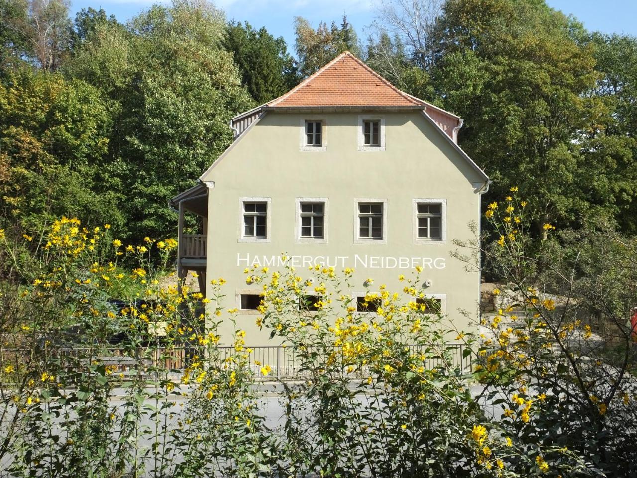 "Gesindestube" - Hammergut Neidberg Rosenthal-Bielatal Eksteriør billede